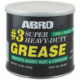 Gr-303 Abro Masters Super Heavy-duty #3 Wheel Bearing Grease 16oz Sodium-based Multi Gr-303 Abro Masters Super Heavy-duty #3 Wheel Bearing Grease 16oz Sodium-based Multi
