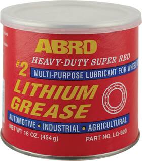 Lg-920 Abro #2 Lithium Grease Lubricant 16oz Multipurpose Heavy-duty Extreme Conditions