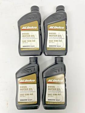 1078574 Acdelco 4 Pack Heavy Duty Diesel Motor Oil Quart 15w-40 Api Ck-4 1078574 Acdelco 4 Pack Heavy Duty Diesel Motor Oil Quart 15w-40 Api Ck-4