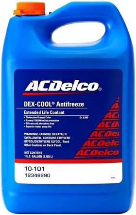 12346290 Acdelco Six Gallons Dex-cool Coolant Antifreeze 6 X 1 Gal