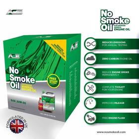 Ace-2050c Ace Fl No Smoke Oil Sae 20w-50 Zero Carbon With 500ml Flush