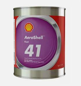 550043667 Aeroshell 41 For Aircraft - Mineral Hydraulic Fluid 1 Gallon