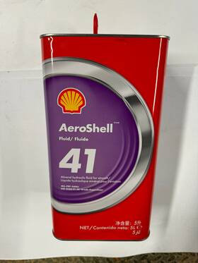 550072680 Aeroshell 41 For Aircraft - Mineral Hydraulic Fluid 5 Liter