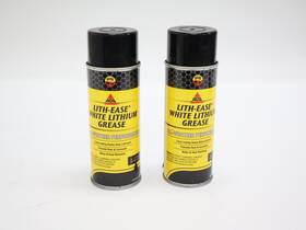 Ags Wl-10 Lot Of 2 Lith-ease White Lithium Grease 10.25oz Spray Cans Multi-purpose New