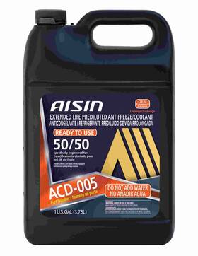 Acd-005 Aisin Orange Extended Life Prediluted Engine Coolant Antifreeze 1 Gal