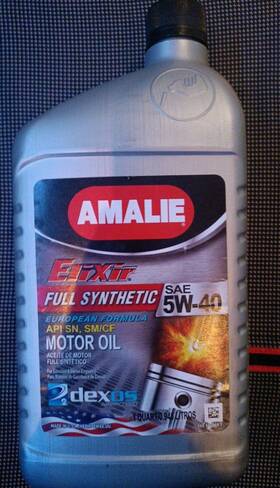160-65796 Amalie Full Synthetic Elixir 5w-40