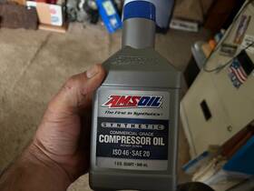 Amsoil 097012036011 Synthetic Commercial-grade Compressor Oil Iso 46 Sae 20 One Quart New