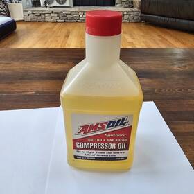 Amsoil 097012037018 Synthetic Compressor Oil Iso 100 Sae 30/40 One Quart New
