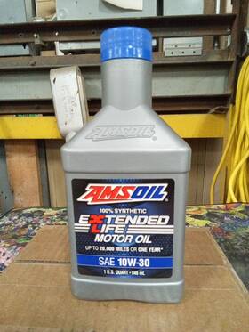 751ep Amsoil 097012158010 100% Synthetic Extended Life Motor Oil Sae10w30 1 Quart