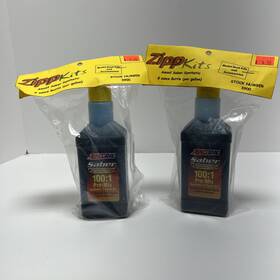 Amsoil 097012246083 Lot Of 2 Saber Professional 100% Synthetic 2-stroke Oil 8 Oz. Atpbc