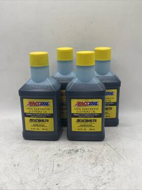 Amsoil 097012246267 Saber Professional 100% Synthetic 2-stroke Oil 6.4 Oz 4pack