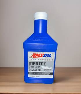 Amsoil 097012261017 Synthetic Marine Gear Lube Sae 75w-90 1 Quart 946 Ml X 2 Qt