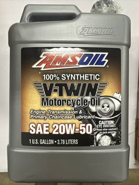 Amsoil 097012264049 100% Synthetic V-twin Motorcycle Oil Sae 20w-50 Amsoil 097012264049 100% Synthetic V-twin Motorcycle Oil Sae 20w-50