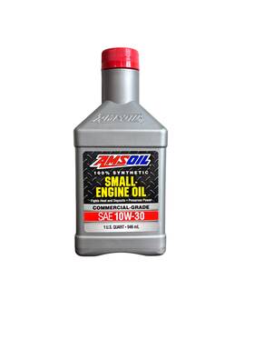 Amsoil 097012275014 100% Synthetic Small Engine Oil Sae 10w-30 Commercial Grade 1 Quart Aseqt