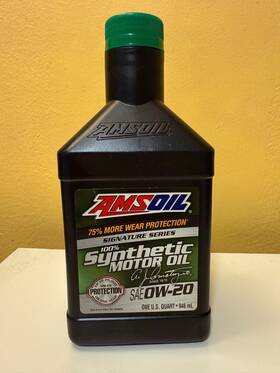 0w-20 Amsoil 097012281015 Brand New Signature Series 100% Synthetic Motor Oil 1 Quart
