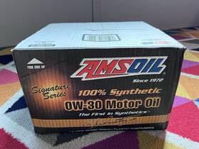 0w-30 Amsoil 097012285013 Signature Series 100% Synthetic Motor Oil Sealed Case 12 Avail