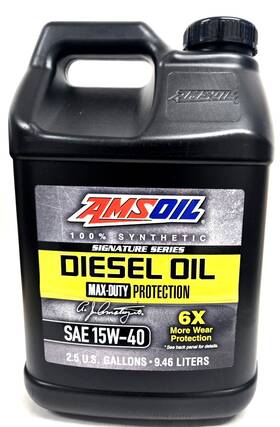 Amsoil 097012296057 Signature Series 15w-40 Synthetic Max Diesel Engine Oil 15w40 2.5 Gal