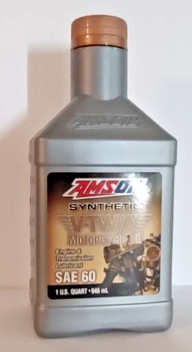 Amsoil 097012310012 Synthetic V-twin Motorcycle Oil Sae 60