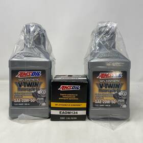 Eaom134 Amsoil 097012400126 20w-50 Synthetic V-twin Oil Change Kit 4 Quarts 1 Quart Ea Eaom134 Amsoil 097012400126 20w-50 Synthetic V-twin Oil Change Kit 4 Quarts 1 Quart Ea