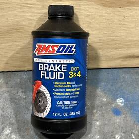 Amsoil 097012401017 Dot 3&4 Synthetic Brake Fluid 12oz