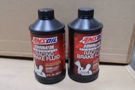 Amsoil 097012402014 2-pack Dot 4 Dominator Synthetic Racing Brake Fluid Bfrcn New