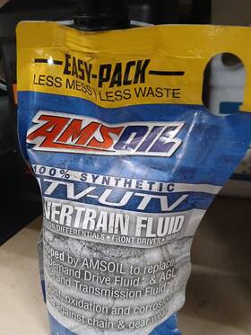 9053 Amsoil 097012443017 Atv Utv Sxs Powertrain Fluid Transmission Differential