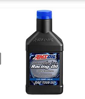8643368 Amsoil Dominator 15w-50 100% Synthetic Racing Oil 5 Quarts