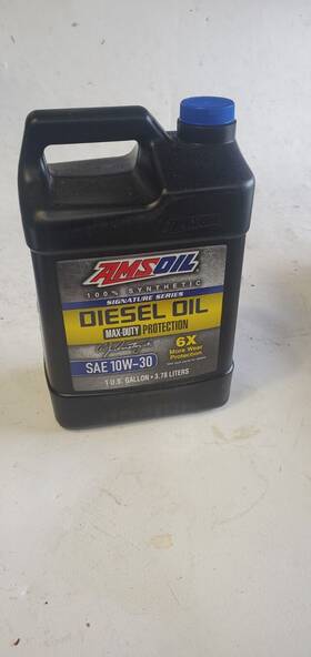 Adn1g-ea Amsoil 10w-30 Max -duty 100% Synthetic Diesel Oil 1 Gallon New