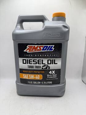 5w-40 Amsoil Ado1g Heavy Duty 100% Synthetic Diesel Motor Engine Oil 1 Gallon 5w40