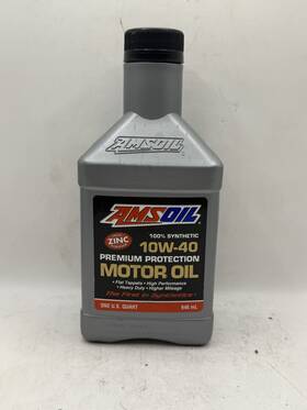 Amo1g Amsoil Premium Protection 10w-40 100% Synthetic Engine Oil 1 Quart Bottle Amo1g Amsoil Premium Protection 10w-40 100% Synthetic Engine Oil 1 Quart Bottle