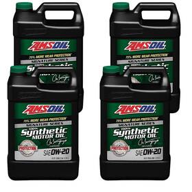 Asm1g-ca Amsoil Signature Series 0w-20 Full Synthetic Motor Oil Case Of 4 Gallon Jugs