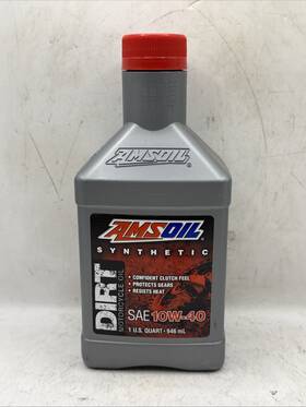 Db40qt Amsoil Synthetic Dirt Bike Motorcycle Engine / Clutch Oil Sae 10w-40 10w40 1 Qt