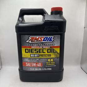 5w-40 Amsoil Deo1g Signature Series Max Duty Synthetic Diesel Oil 1 Gallon