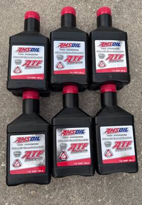 Fo32052607 Amsoil Automatic Transmission Fluid 100% Synthetic 6 Pack 1 Quart Each Unopened