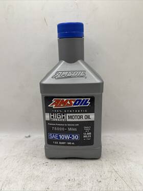 Hm1030qt Amsoil 100% Synthetic High Mileage Engine Motor Oil Sae 10w-30 1 Quart 10w30
