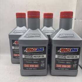 Hm530qt Amsoil 4 5w-30 High Mileage 100% Synthetic Motor Oil Quarts 5w30