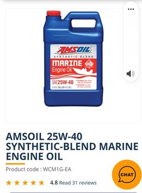 Wcm1g Amsoil Synthetic Blend Marine Engine Oil Sae 25w-40 1 U.s. Gallon Wcm1g Amsoil Synthetic Blend Marine Engine Oil Sae 25w-40 1 U.s. Gallon