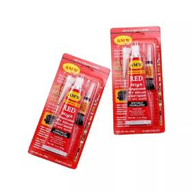 Ust0046a-2ps Amw 2pcs 3oz Red Rtv Silicone Gasket Maker High-temp Instant Sealant For Auto Boat