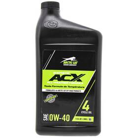 2436-858 Arctic Cat 1 Quart Acx 0w-40 Synthetic Oil 4 Cycle All Weather Formula 2436-858 Arctic Cat 1 Quart Acx 0w-40 Synthetic Oil 4 Cycle All Weather Formula
