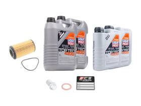 6511800109kt3 Assembled By Ecs - Om651 Sprinter I4 Diesel Oil Change Kit 5w-30
