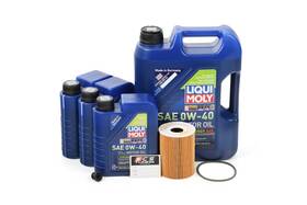9481072220kt2 Assembled By Ecs - Liqui Moly Synthoil Oil Service Kit 0w-40