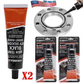 19v061047efus Autoxbert 2x 3.7oz Gasket Maker Silicon High Temp Instant Sealant Engine Valve Cover