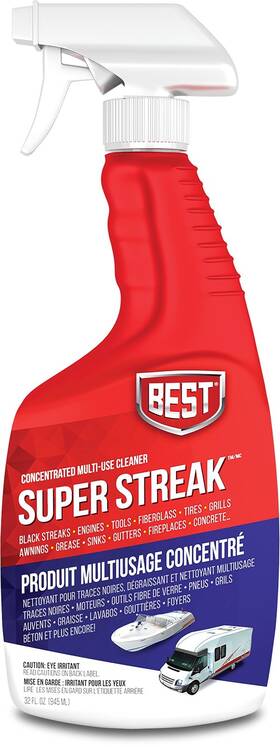 1220.1370 B.e.s.t. Propack 65032 Super Streak Multi-surface Degreaser For Rvs Boats