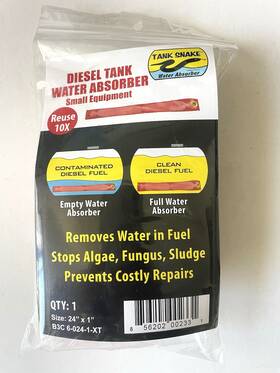 B3c Fuel Solutions 6-024-xt Tank Snake Diesel Water Absorber Reuse 10x New Sealed Size 24 Inch X 1