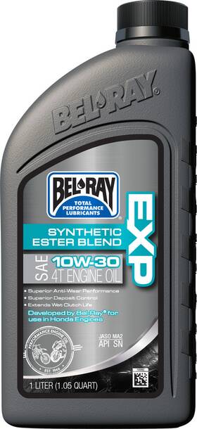 Bel-ray 300894150160 Exp 10w-30 Synthetic Ester Blend 4t 4-stroke Engine Motor Oil Lube 1l