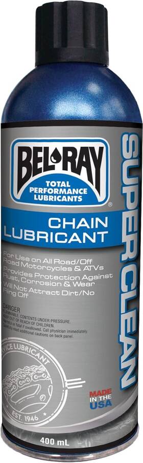 99470-a400w Bel-ray 840-0212 Super Clean Chain Lube - 400ml. Aerosol