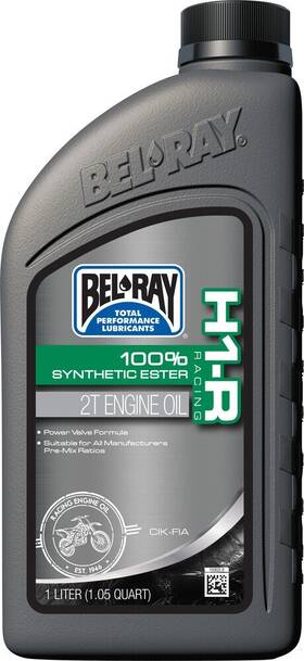 99280-b1lw Bel-ray H1-r 100% Synthetic 2t Oil 1 Quart