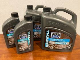 99530-b4lw Bel-ray Thumper Synthetic Ester Blend 4t Engine Oil 15w-50 - 2.5 Gallons Total
