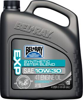 Expsynesterblend4t10w30 Bel-ray Exp Semi-synthetic Ester Blend 4t Engine Oil