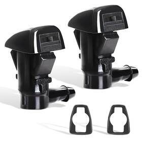Belleone Katijaze-8e5z 2pcs Front Windshield Washer Nozzle Wiper Spray Kit Fit For Black